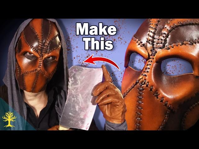 I made a Leather Mask for Halloween | DIY Tutorial