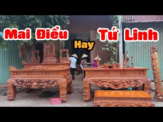 Nên mua sập thờ mai điểu hay sập thờ tứ linh