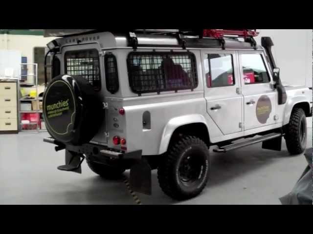 LANDROVER Defender (nine overland) Navi Roof Screen upgrade ALPINE Products