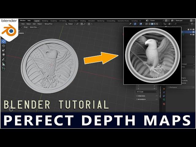 How To Create PERFECT Depth Maps In Blender [COMPLETE TUTORIAL]