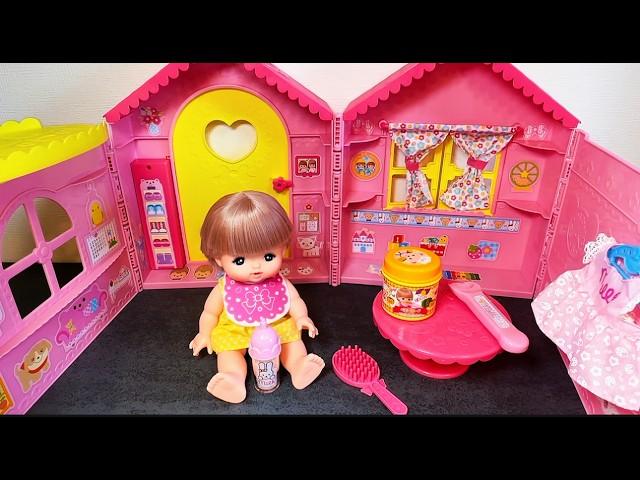 11 Minutes Satisfying with Unboxing Mell Chan Beautiful House | Mell Chan Doll ASMR Video