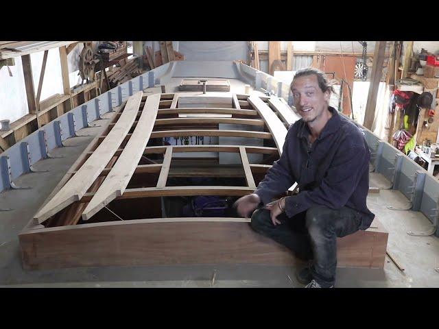 Fitting the starboard side capping rails and making Kevel Cleats ***EPISODE 36***