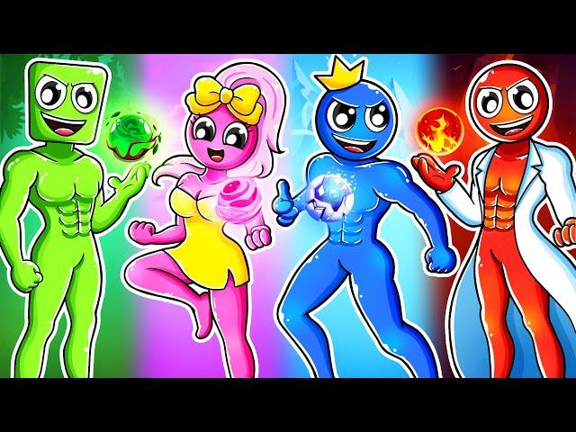 Rainbow Friends Get New Elemental Power? Rainbow Friends 2 Animation | Cartoon Animation