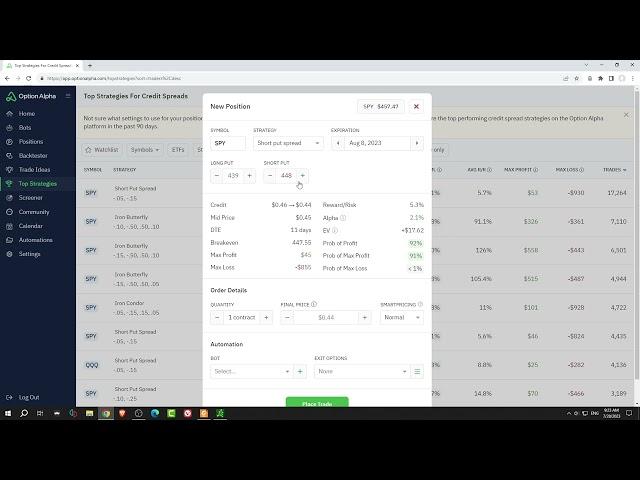 Unbias Review of Option Alpha