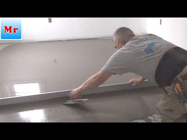 How to Make a Floor Leveling with Concrete Self Leveling Compound MrYoucandoityourself