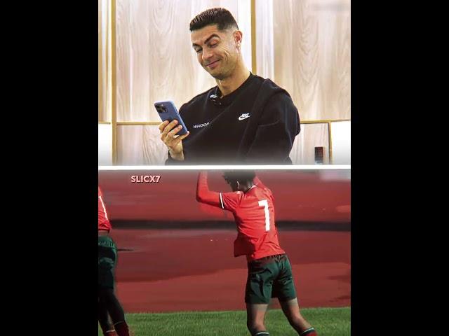 Ronaldo JR Impressed His Dad 
