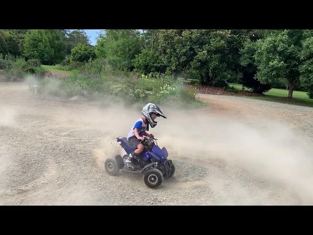 Kids 50cc Quad Bike 5 Year Old Toddler Burnout Donuts Drifting ATV