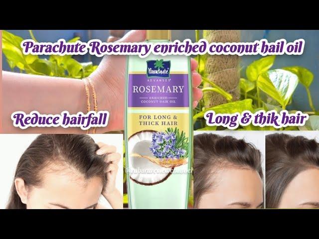 Parachute Advansed Rosemary-enriched Coconut Hair Oil| Rosemary Hair Oil || Honest review