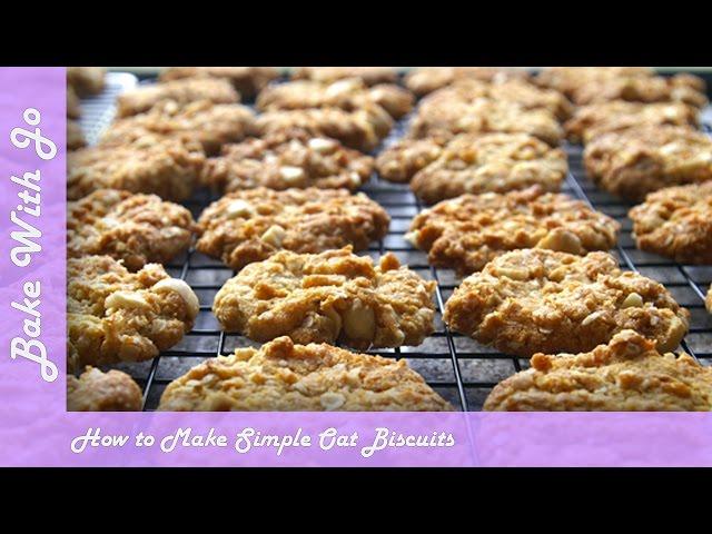 How to make Simple Oat Biscuits | Bake with Jo