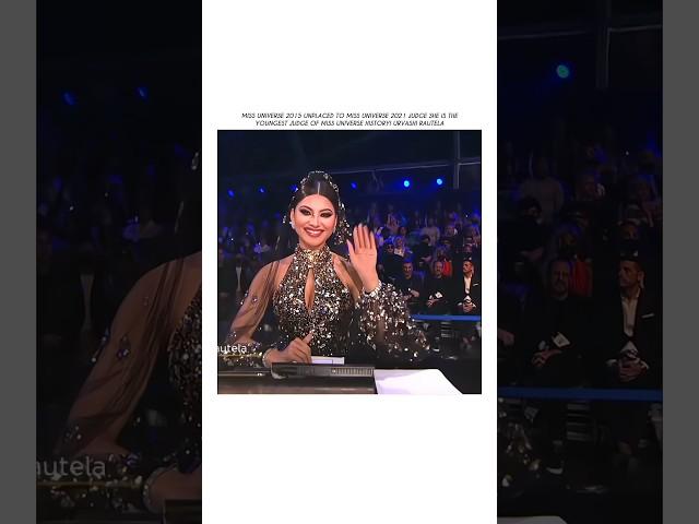 "Urvashi Rautela makes history!  From Miss Universe contestant to youngest judge ever! "
