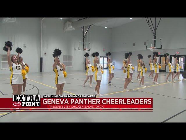 The Extra Point Cheer Squad of the Week, Week Nine: The Geneva Panthers Cheerleaders