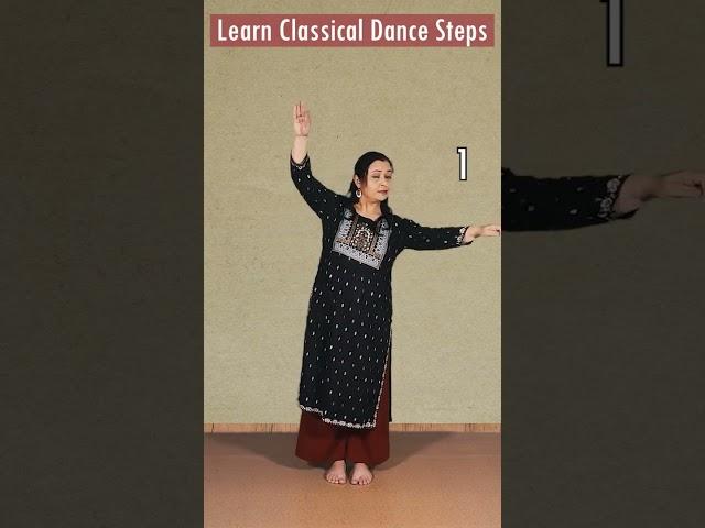 Learn Classical Dance Steps || Kathak For Beginners || Easy To Learn ||#tutorial #kathak #shorts