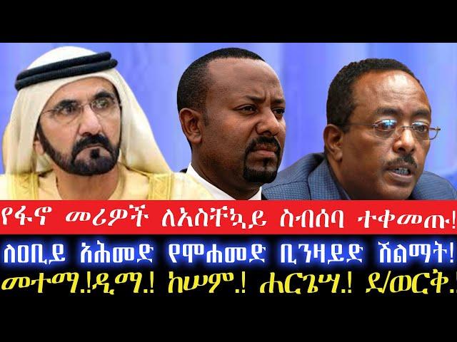 የፋኖ መሪዎች ለአስቸኳይ ስብሰባ ተቀመጡ!ለዐቢይ አሕመድ የሞሐመድ ቢንዛይድ ሽልማት!12 November 2024