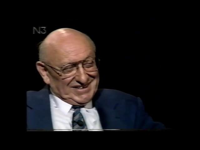 Visavis 1992   Marcel Reich-Ranicki trifft Alphons Silbermann: Eine richtige Rarität!