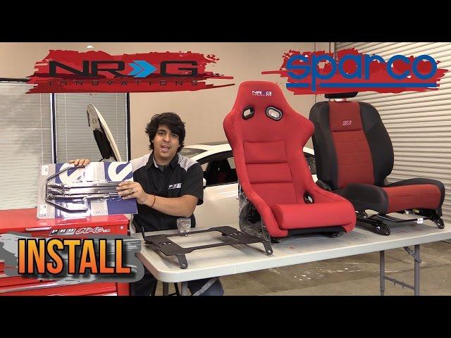 NRG Bucket Seat Install - 9th Gen Civic Si -  2012 2013 2014 2015 Honda Civic