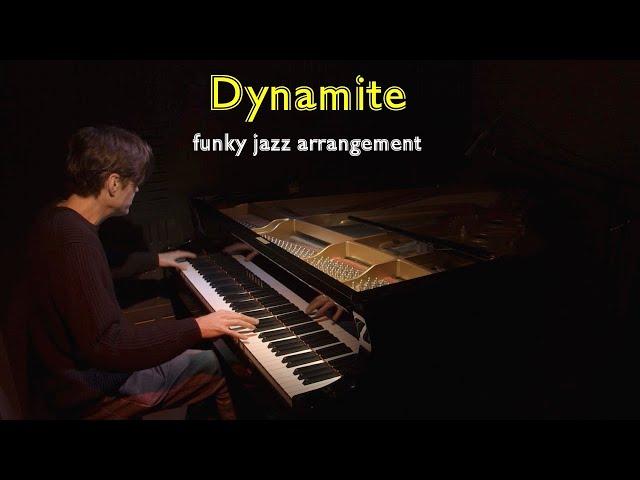 Dynamite/BTS (funky jazz) - piano arrangement with sheet music by Jacob Koller