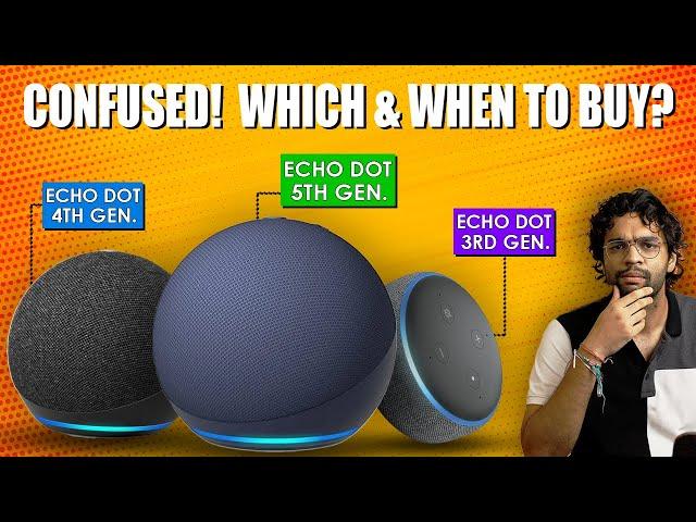 Echo dot 5th generation Launched in India | 3rd gen vs 4th gen vs 5th gen | Echo dot 3rd user