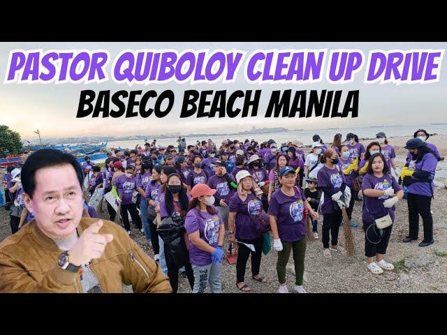 LIVE! PASTOR QUIBOLOY CLEAN UP DRIVE BASECO MANILA #dds #duterte