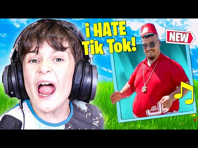 Trolling Little Bro With NEW "skibidi bop" TikTok Emote! (UNRELEASED)