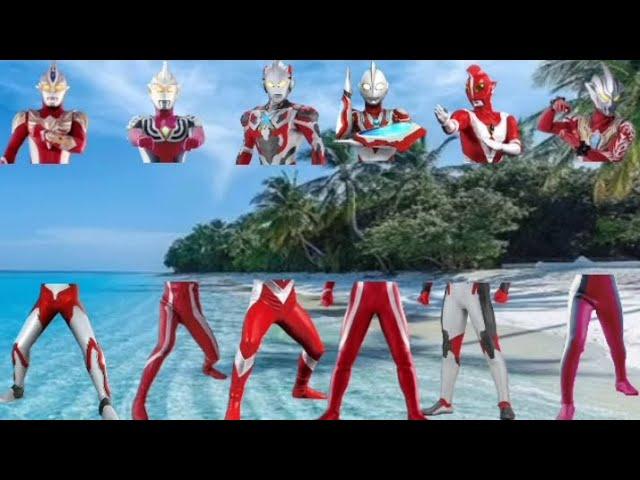 Mencocokan Badan Ultraman yang terpisah dari Kaki Ultraman...