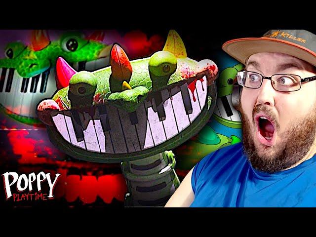 Poppy Playtime: Chapter 4 || Pianosaurus Monster & New Audio Log REACTION!!!