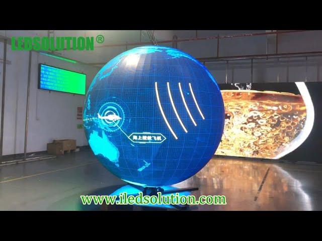 LEDSOLUTION P3 diameter 2m LED Spherical Display