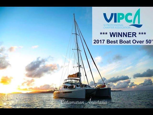 Catamaran Anastasia: Award winning Crewed Yacht Charter Vacations