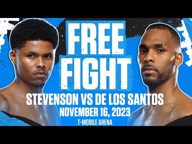 Shakur Stevenson vs Edwin De Los Santos | NOV 16, 2023 | FREE FIGHT