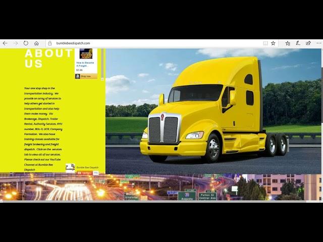 Welcome To Bumble Bee Dispatch Your One Stop Shop in Trucking Brokering & Dispatch