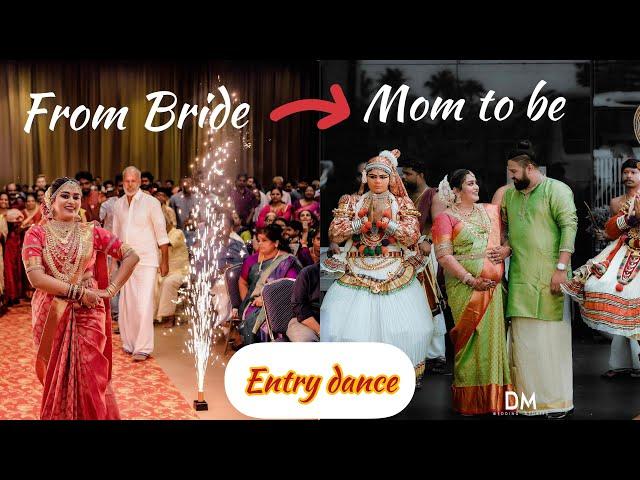 Valaikkappu mom entry dance Kerala Wedding bride entry dance mammattiyan #entry #dance #viral #bride