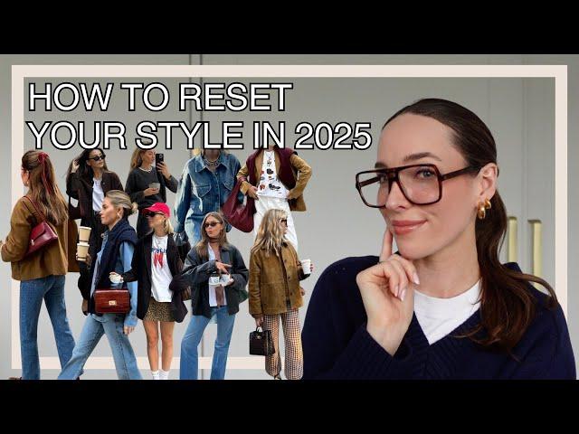 HOW TO RESET YOUR WARDROBE IN 2025 (without spending any money!) | Style & closet reset on a budget