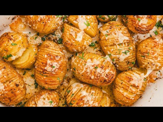 Mini Hasselback Potatoes