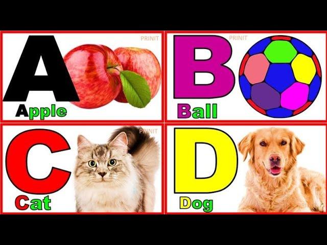 English alphabet |Learn Alphabet A to Z | ABC Preschool Book Learning A for APPLE Phonetics|@prinit