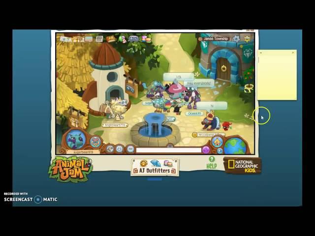 meeting Rosie AJ!!! my first animal jam video!!!