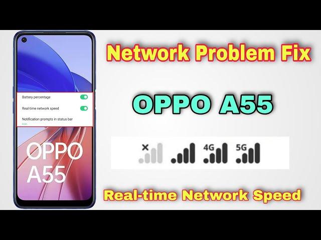 OPPO A55 Network Problem Solve | Oppo A55 Slow internet setting Fix | 100% Ok