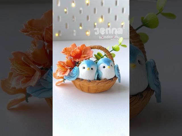 How to make Little Birdies  #shorts #jennahandcrafts