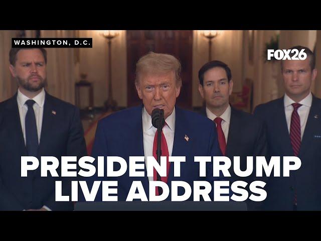 President Trump Addressing the Nation