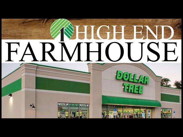 HIGH END (Dollar Tree) Farmhouse DIY crafts for 2025