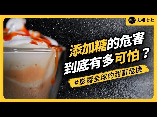 每天喝兩杯含糖飲料，死亡風險增加3成以上！添加糖有多可怕？該怎麼跟糖相處？《 健康迷思大破解 》EP 029｜志祺七七