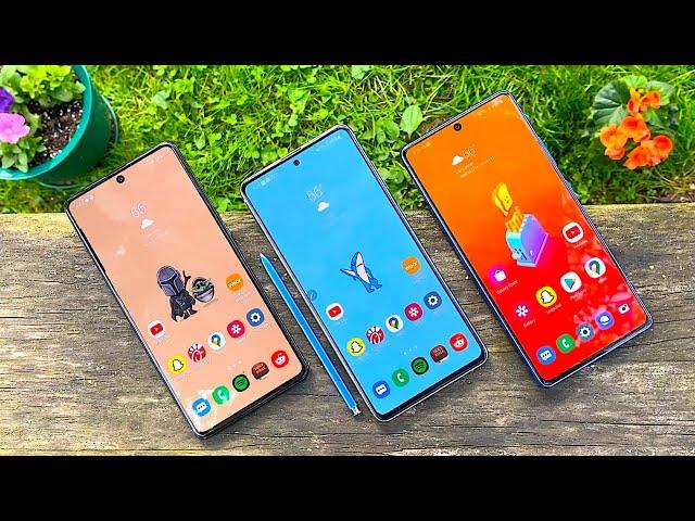 Samsung Galaxy A71 vs Note 10 Lite vs S10 Lite