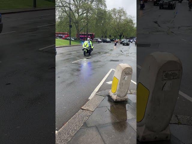 VIP Police escort Kings Coronation London #policemotorcycle #policevehicle #police #vip