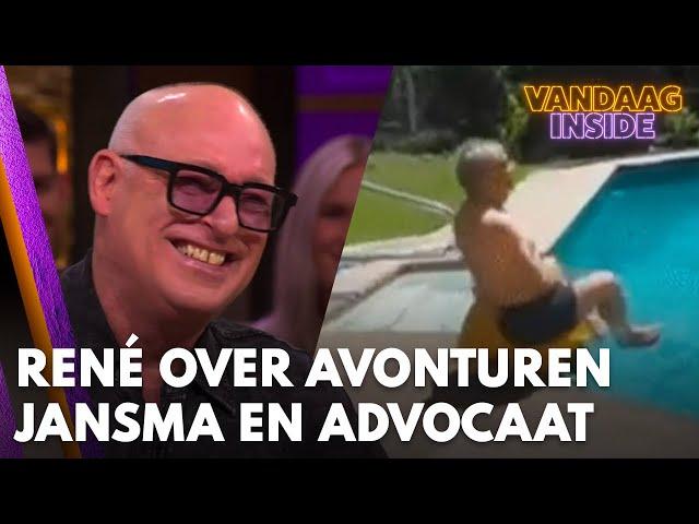 René lacht om de avonturen van Kees Jansma en Dick Advocaat op Curaçao | VANDAAG INSIDE