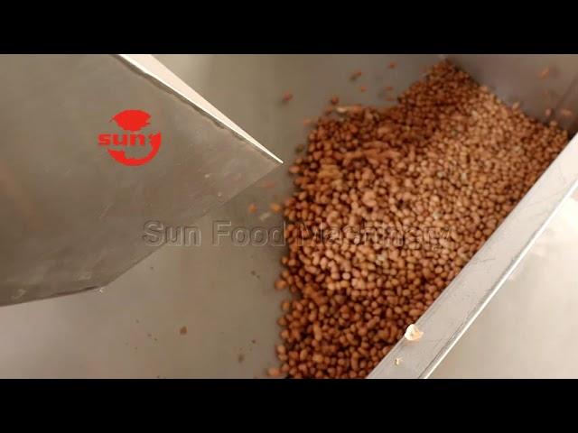 500 KG/H Continuous Nut Roasting Machine For Roasting Peanuts