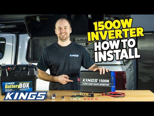 How to install 1500W Inverter - Adventure Kings Pure Sine Wave