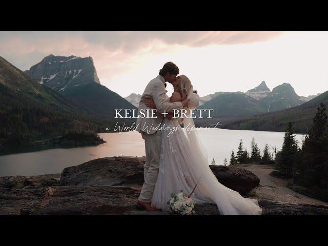 Stunning Summer Elopement at Glacier National Park || Kelsie + Brett