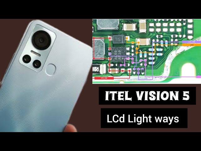 Itel vision 5 (A662l) Lcd Light ways, lcd light problem solution