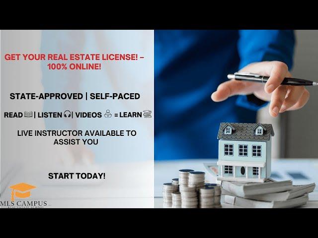 Start Your Real Estate Journey Anywhere in the U.S  with MLS Campus