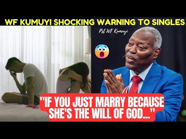  PST WF KUMUYI TO SINGLES "YOU WANT TO MARY? OPEN YOUR EYES! IT'S NOT ONLY PRAYER & WILL OF GOD"