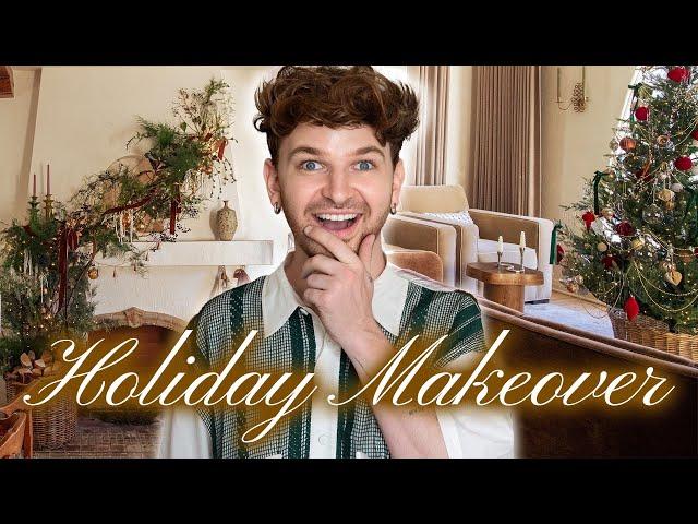 Decorate With Me For CHRISTMAS!  Holiday Home Makeover 2024