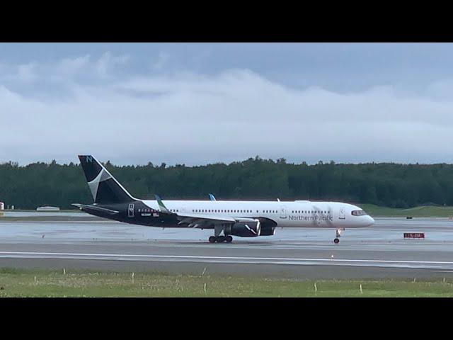 New Pacific Airways landing 757-200 in ANC